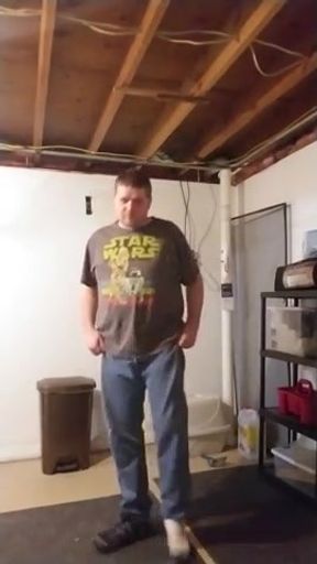 Chubby Boy Strips Naked and Jacks Off