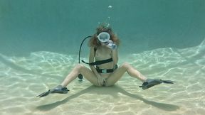 Underwater Drinking Scuba Peril with Nathalia 1080p