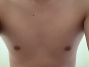 A Japanese college student masturbating in the bathroom near the Olympic venue!①【Big anal】【Big ass】