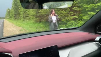 Taya Sia: Tattooed Russian Cutie Fucks Hard in Car