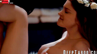 Lesbians On Fire #2 - Babes Scorching Hot Sex", Tagged with girl-on-girl, lesbo, babe, brunette, blonde, pussylicking, fingering, bigtits