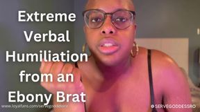 Extreme Verbal Humiliation from an Ebony Brat - Royal Ro femdom pov hd mp4 1080p