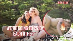 Ersties - Hanna & Jin Take Things Outdoors For a Sexy Lesbian Sex Session