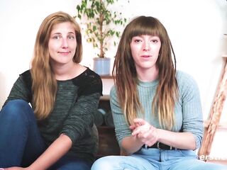Ersties -Die Saarlï¿½nderinnen Nicky F und Kate lecken und fingern sich gegenseitig
