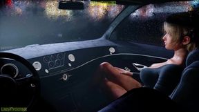 Final Fantasy 15 FF15 - Lunafreya Car Ver 1 WM Remix Color (No sound) By LazyProcrast Animation 3D Hentai