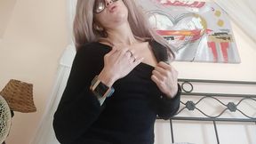 chantal tries again, but the tampax should not be inserted back there!