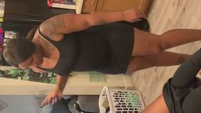 Ebony girl gets gets spanked for not doing her chores part 21