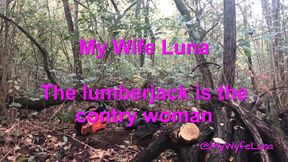 Mommy got thoroughly fucked by burly woodsman for her birthday extravaganza