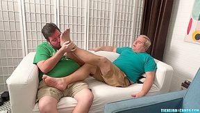 Chubby Nemo Helps His Master Matt Relax With Foot Worship