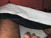 POV: Disabled Hairy Stud Wide Awake - Late Night Jerk
