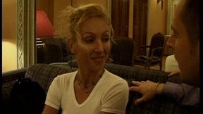Mature Blonde Stretched Wide in Sloppy Anal Fingering Orgy