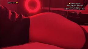 Horny big ass gets stuffed and exploded by butt plug and anal