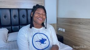 sexy horny ebony got fucked during her introduction with sugarhub