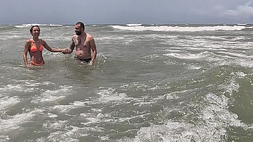 Aventuras do Casal Mattos - Fomos para praia com a Ninfetinha e aprontamos em todo lugar