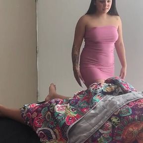 Stepmom Melanie Fucks Her Stepson to Make Him Feel Better
