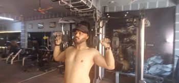 Hot Man Erotic Workout at Gym