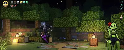 Minecraft Horny Craft - Part 64 Threesome Finale Endergirl and Creeper!! by Loveskysanhentai
