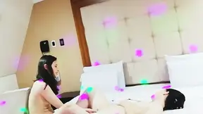 My college friend and I meet at a motel for some hot sex.