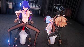 Girls X Monsters And Insects (mmd Music)