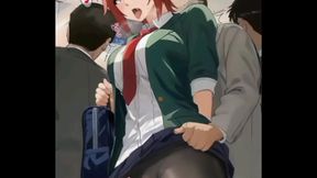 Tomochan Sex Scene With Natural Tits & Dick Action In Public Anime Setting