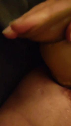 Having fun alone at home