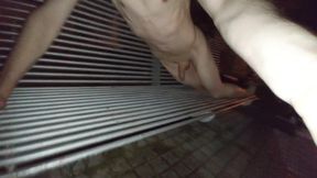 Nude Self Pissing Outdoors