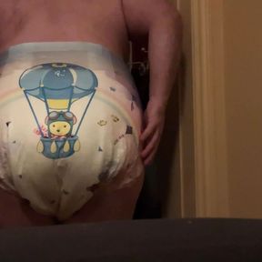 Try new rearz diapers and snapsuit whit a huge plug In my ass