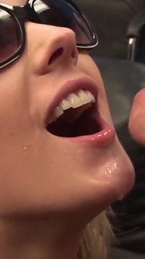 Group sex with Stacey Saran and Syren Sexton two sluts with light hair enjoy while holding multiple cocks in their pussies
