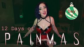 DAY 7 - 12 DAYS OF PAINMAS - Christmas CBT & Pain Play Slave Tasks by Miss Faith Rae with BDSM Instructions & Femdom POV - 720p