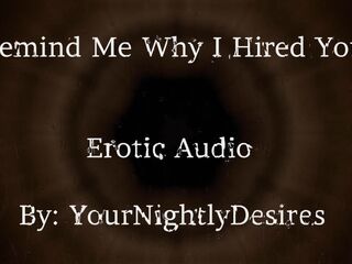 Interview Part two Why Did I Hire U? [Flogging] [Giving a kiss] [Office Sex] (Erotic Audio for Honeys)