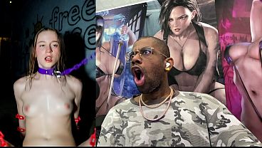 Bound Free Use White Teen Girl Bouncing On A Cock In An Alleyway, AI Generated