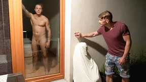 Invader Tony fucks Roman's twink asshole