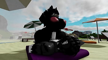 Having hard sex at the beach with the SCP-1471 (mal0) in Roblox!