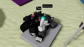 Having hard sex at the beach with the SCP-1471 (mal0) in Roblox!