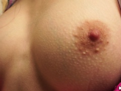 There simply is no shame or fear of being caught for this bimbo