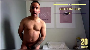 Birthday Boy - Horny Slut Offering his ass in London (CAM Aug 20)