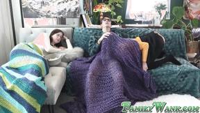 ”Big dicked Parker Ambrose decorated her stepsisters face with his cum after hard”