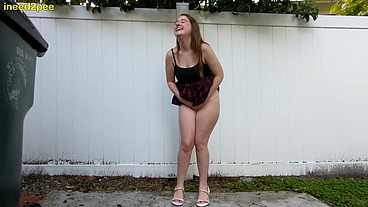 Alice Merchesi wetting her panties 1st timer amateur