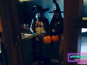 Wife Porn by Wifebucket - My wife and her surprised me for Halloween