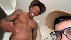 Hungry Goian Surfs Big Ebony Wave — Wild Intercracial Ride With John Ricks – 18+