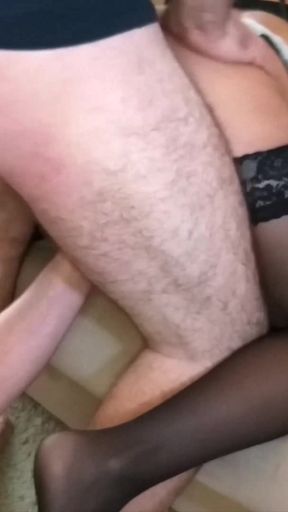 New Bisexual threesome. MMF. Wife Invites Bisexual Slave For Her Husband. Part 1. Ep 24632   Clip 2