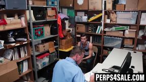 Male suspect bareback fucked till screaming and cumming