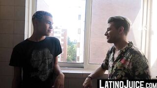 LatinoJuice.com - Skinny twink Ayun rammed by straight Latino Edipo Rey