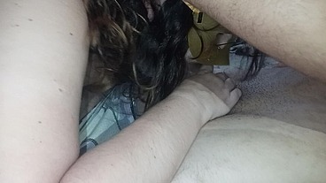 Esposa pegando amigo de aplicativo pela primeira vez, fazendo corno ficar de voyeur