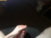 POV Big Ginger Dick jerks off. Irish redhead blows a load