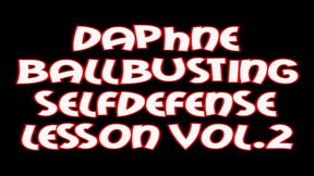 Daphne ballbusting selfdefense lesson volume 2