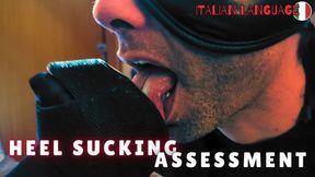 HEEL SUCKING ASSESSMENT | SHOE WORSHIP