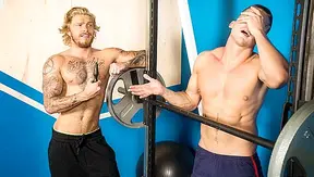 Blake Bleaches Jakes Hole Post Workout — Deep Anal Ramming – GayWorkout 18+