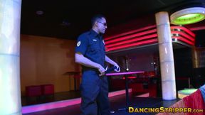 Bachelorettes sucking cocks at a wild CFNM stripper party