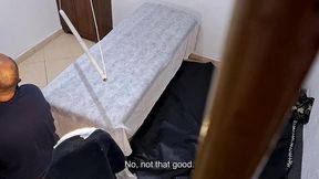he went to the doctor to have his prostate examined, but the doctor stuck the strapon in his ass.